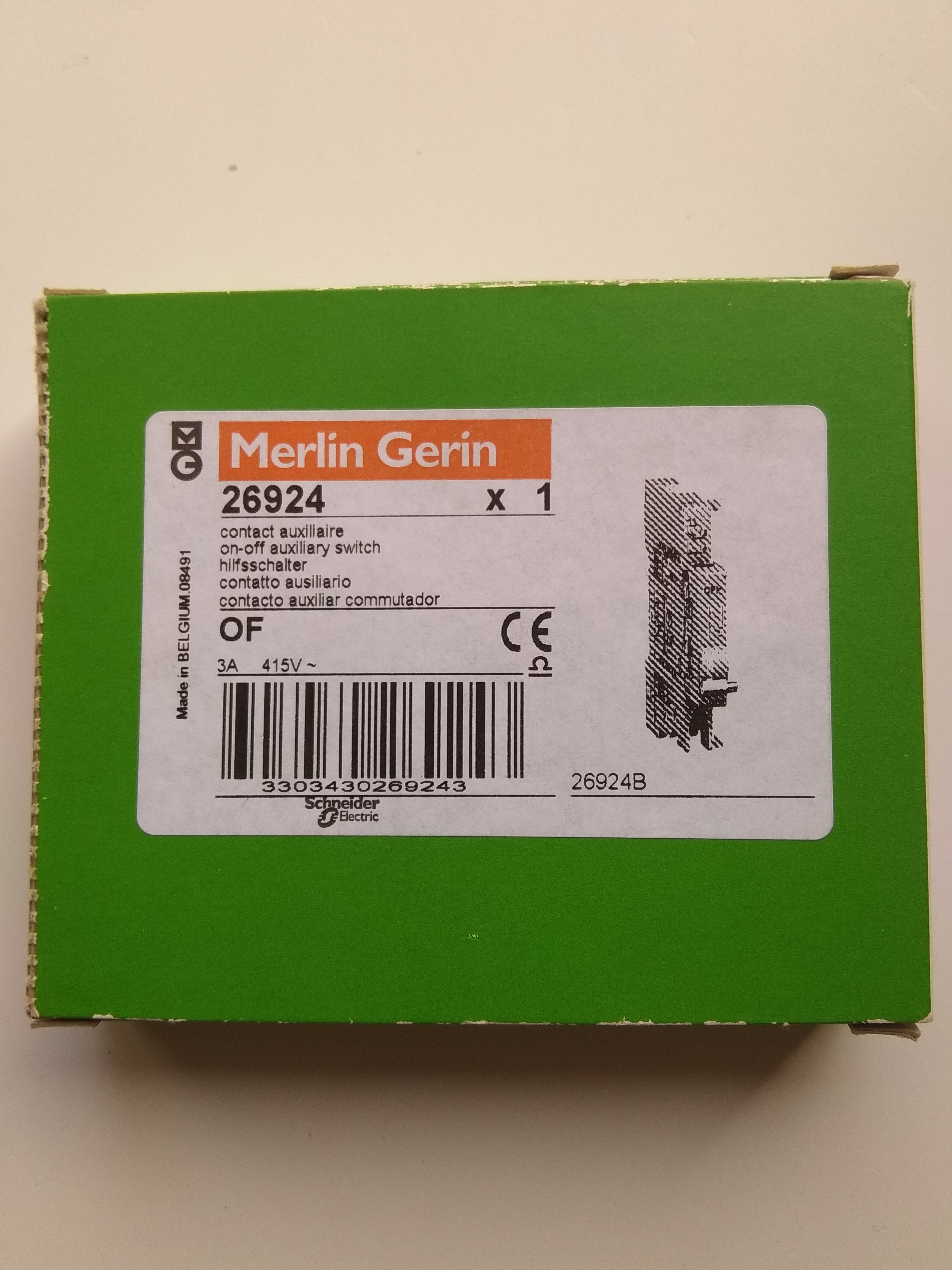 MERLIN GERIN OF segédérintkező C60-hoz