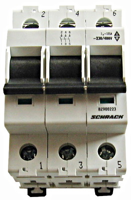 SCHRACK BZ900263 Sorbaép. leválasztó kapcsoló 63A 3P 3KE