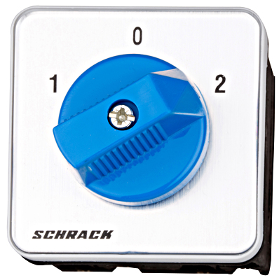 SCHRACK IN006320 Átkapcsoló, 1-0-2, 4 pontos rögzítésű, 20A