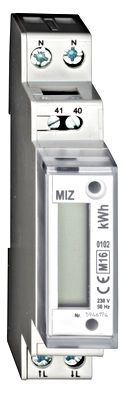 SCHRACK MGMIZ132 1 f. digitális fogyasztásmérő 32A imp. ki., 1 tarif, 1KE, MID